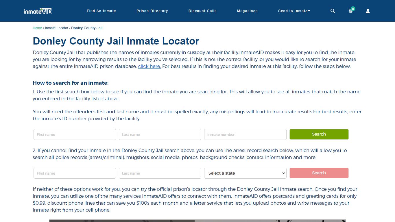 Donley County Jail Inmate Locator