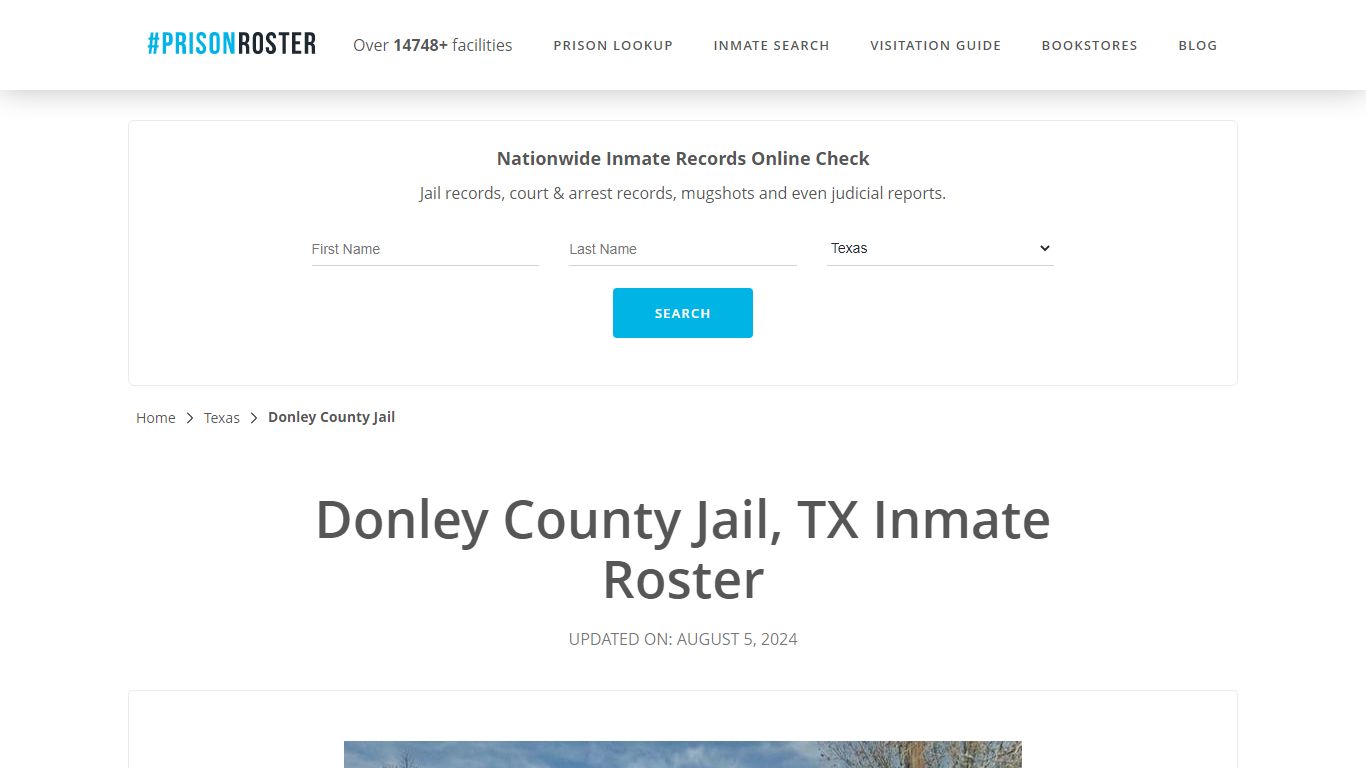 Donley County Jail, TX Inmate Roster - Prisonroster